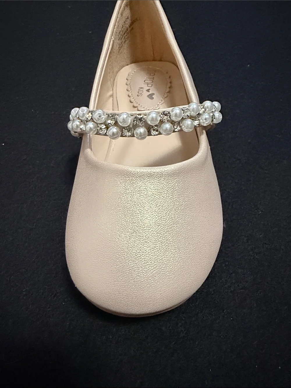 Tip Top Kids Nude Pink Toddler Mary Jane Ballet Flat Size 8